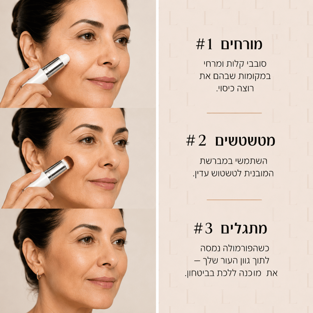 LUVANI — מייקאפ קליל למראה טבעי ואחיד יותר